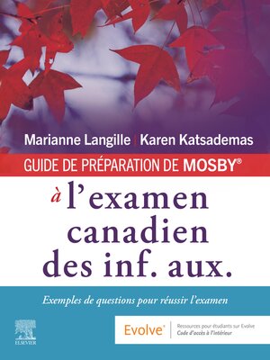 cover image of GUIDE DE PRÉPARATION DE MOSBY&#174; à l'examen canadien des inf. aux.--E-Book